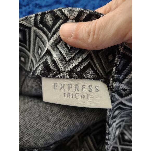 Vintage Express Tricot Belted Wrap Skirt Size 3/4 Preppy Academia School Girl - Picture 2 of 4